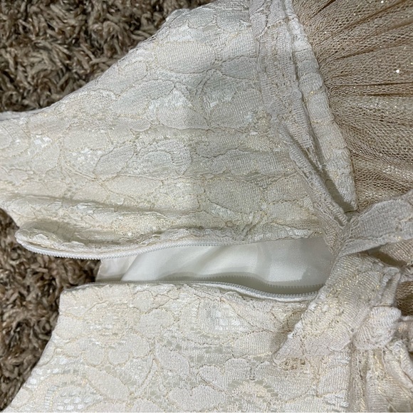 Youngland Girls tulle and gold dress size 3t - Picture 8 of 11